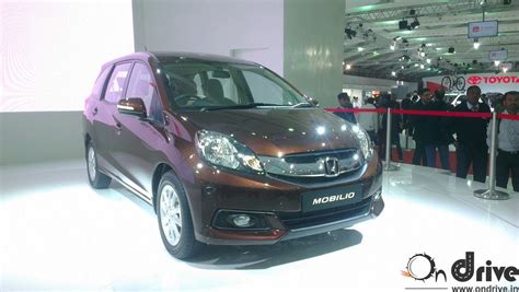 Honda Mobilio Compact Stylish Mpv At Auto Expo 2014