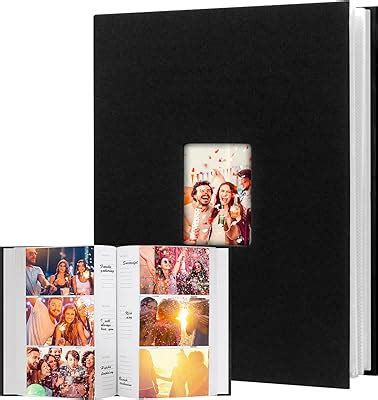 11x14 Photo Album Holds 64 Photos, Linen Cover Art Portfolio 11x14 ...