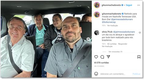 Bolsonaro Embarca Para Nashville Nos Eua Assista