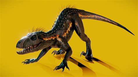 Indoraptor Ark Mysterious Mysteries 3d Model By Hokiroya 3bba1fa