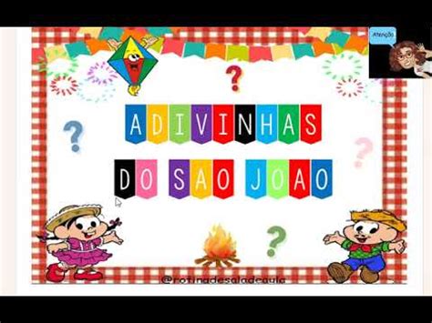 Ano Adivinhas Do S O Jo O Projeto Festa Junina Atividade No