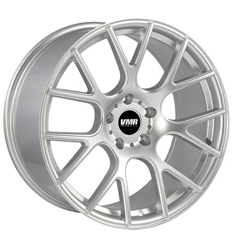 19 Staggered VMR Wheels V810 Hyper Silver Flow Formed Rims VMR017 4