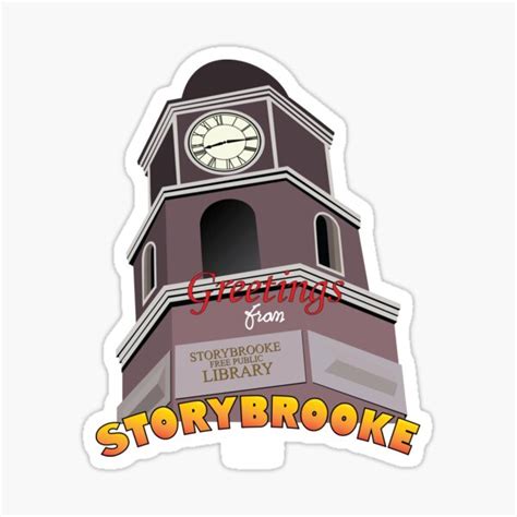 Once Upon A Time Greetings From Storybrooke Sticker For Sale By