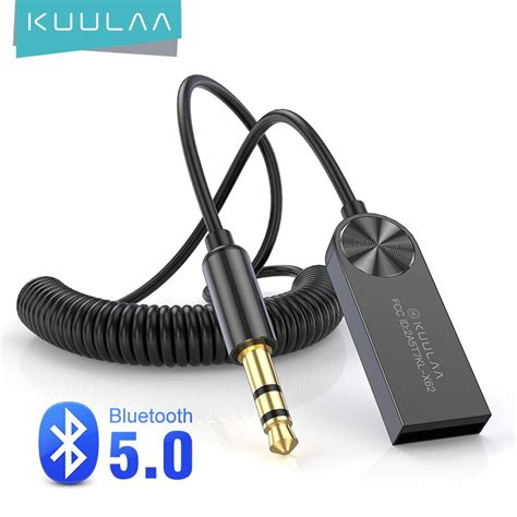 Kuulaa Bluetooth Aux Adapter Dongle Usb To Mm Jack Car Audio Aux