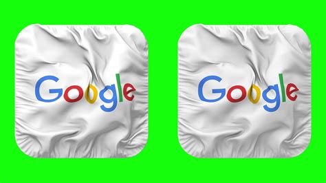 Google Flag Icon In Squire Shape Isolated With Plain And Bump Texture