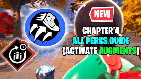 New How To Activate Augments In Fortnite Chapter Fortnite Perks