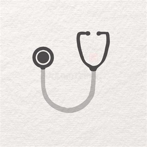 Stethoscope Doctor Equipment Vektor Art Stock Illustrations 1