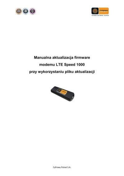 Instrukcja Aktualizacji Firmware Cyfrowy Polsat