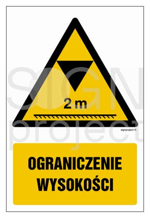 GF018 Ograniczenie wysokości 30 x 45 cm KS folia podłogowa