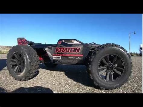 New Arrma Kraton S Exb Rtr First Tuning And Breakage Youtube