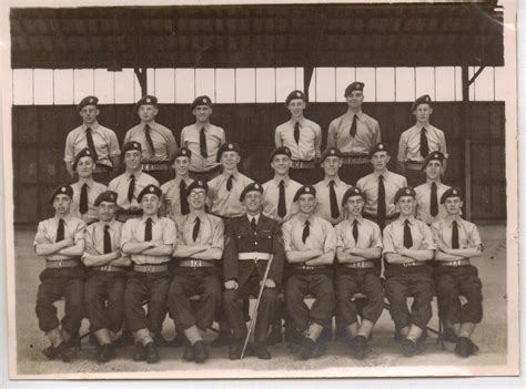 Raf Padgate Aug 1952 Padgate 1952 Raf Training Squad Keithtrott