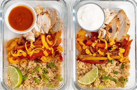 Weekday Meal Prep Chicken Fajita Bowls Rocking Recipes