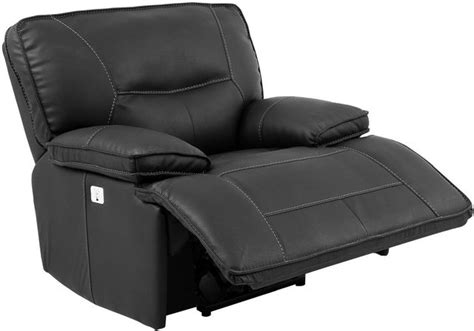 Spartacus Black Power Recliner Lacks Furniture Brownsville Laredo