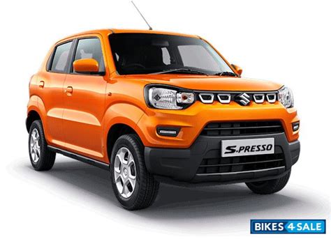 Maruti Suzuki S Presso Vxio Cng Price In India Onroad And Ex