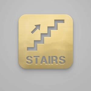 Stairs Sign, Exit Stairs Sign, Stairs Door Sign, Sign for Stairs - Etsy