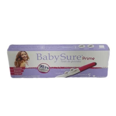 TESTE PARA GRAVIDEZ BABY SURE 1 UNIDADE UNIÃO QUÍMICA FarmaClick