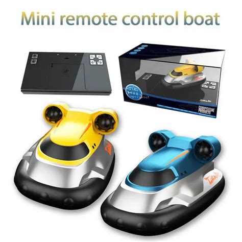 Barco a Control remoto inalámbrico para niños Mini aerodeslizador de 2