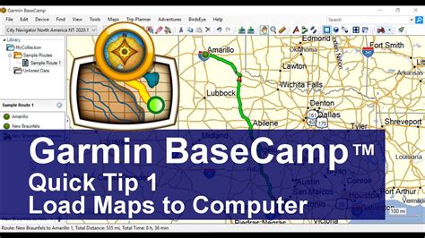 Loading Maps To Computer Garmin BaseCamp Quick Tip 1 YouTube