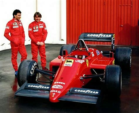 Michelle Alboreto Y Rene Arnoux Ferrari F Team Coches De