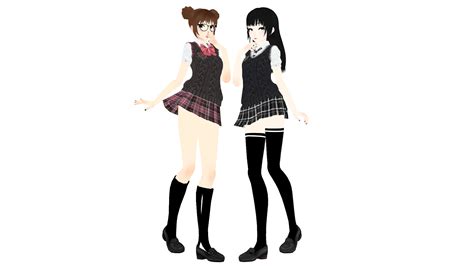 Mmd School Uniform Dl By Unluckycandyfox On Deviantart