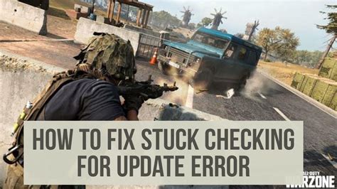 How To Fix Stuck Checking For Update Error In Call Of Duty Modern