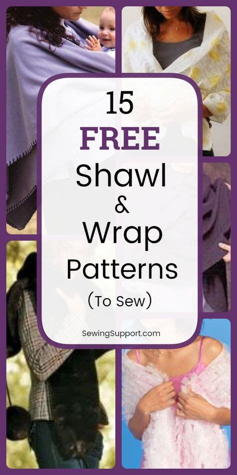 15 Free Fabric Shawl And Wrap Sewing Patterns Tutorials And Diy Projects Great Simple And Eas