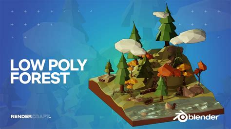 Create Stunning Low Poly Scene In Blender Youtube