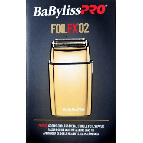 Babyliss Pro Foil Fx 02 Gold Shaver Barber Supply And Co