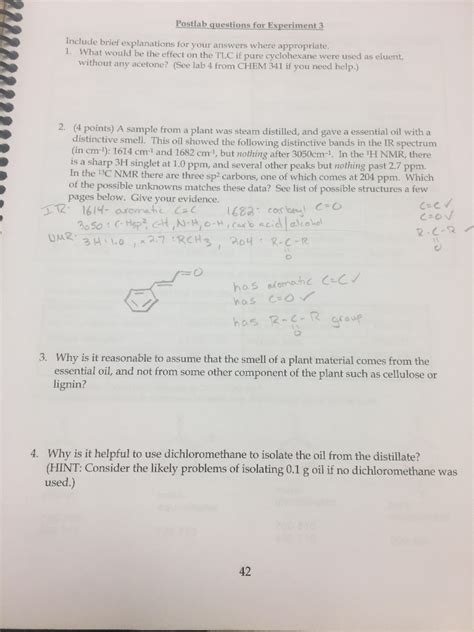 Solved Postlab Questions For Experiment 3 Include Brief Chegg