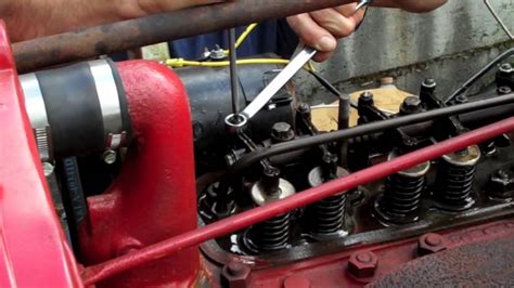 Valve Adjustment On Farmall M And H Mov Youtube