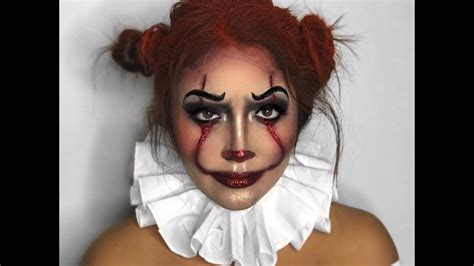 It Pennywise Halloween Makeup Tutorial Youtube