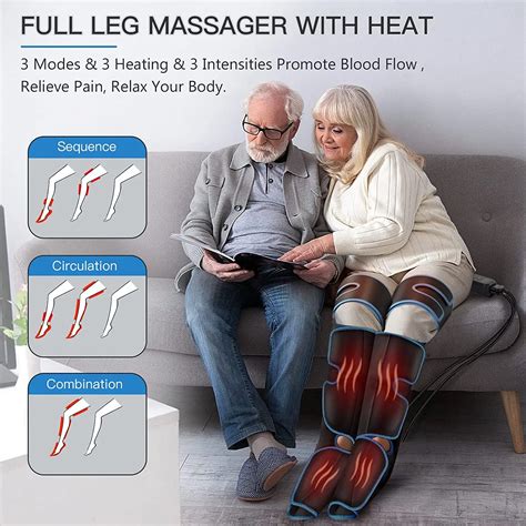 Cincom Full Leg Massager With Heat Air Compression Leg Massager For Circulation Calf And Leg