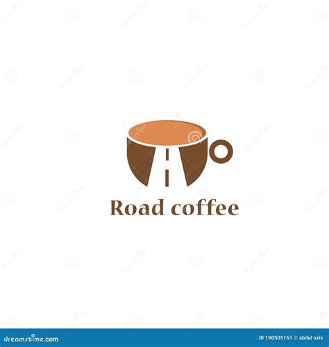 Road Coffee Logo Stock Vector Illustration Of Road 190505161