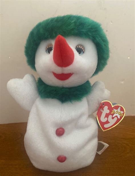 Ty Beanie Baby Snowgirl 2000 Ebay