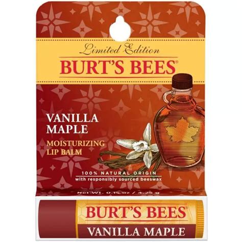 Burt S Bees Limited Edition Vanilla Maple Lip Balm Reviews