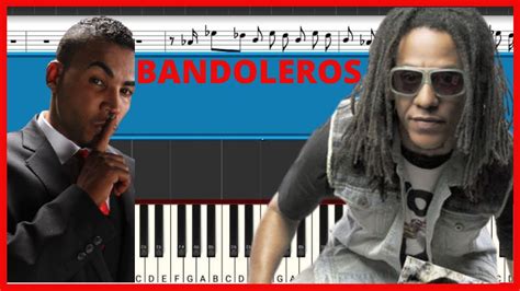 Don Omar Tego Calder N Bandoleros Piano Tutorial Midi Youtube