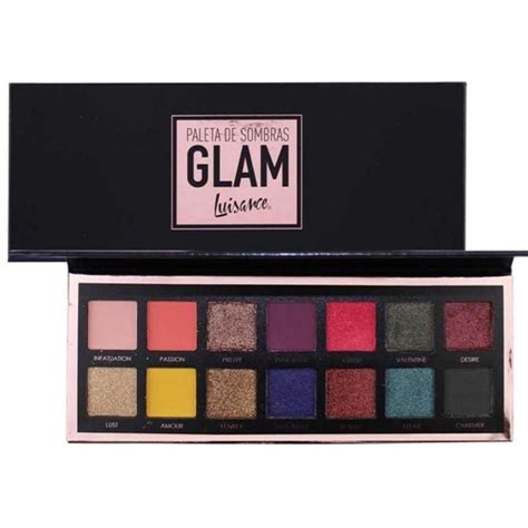 Paleta De Sombras Glam Luisance Maquiagem Magazine Luiza