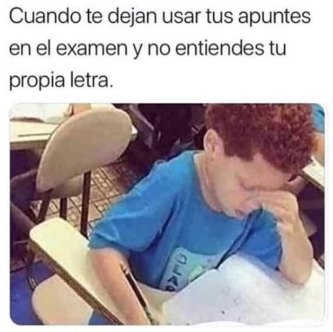 Cuando Te Dejan Usar Tus Apuntes En El Examen Y No Entiendes Tu Propia