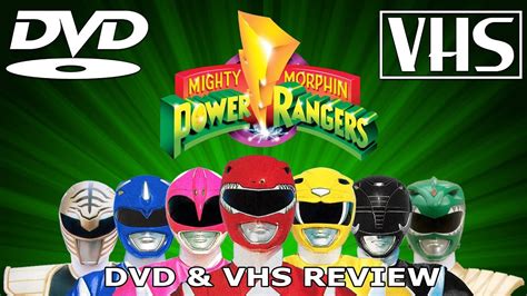 Mighty Morphin Power Rangers DVD Original VHS Tapes Collection DVD