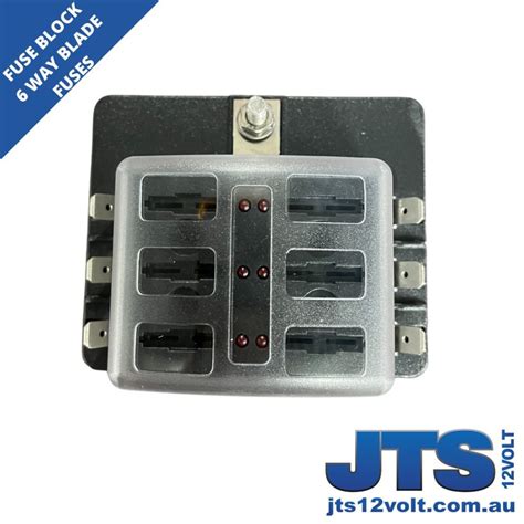 6 Way Ats Fuse Block Blade Fuse Holder Jts12volt