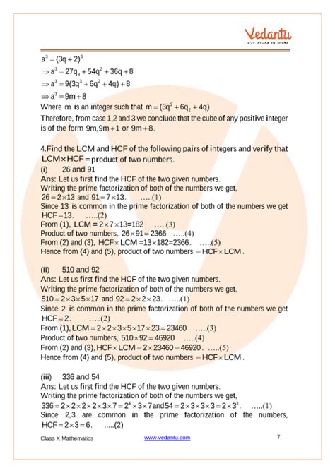 Cbse Class 10 Mathematics Chapter 1 Real Numbers Important Questions