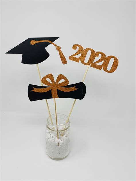 Graduation decorations 2020 Graduation Centerpiece Sticks | Etsy