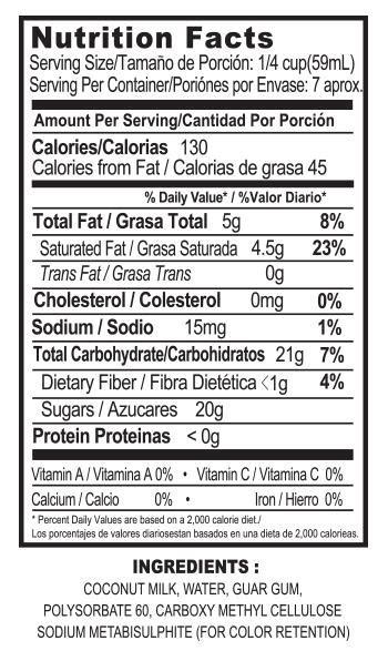 Coconut Nutritional Facts