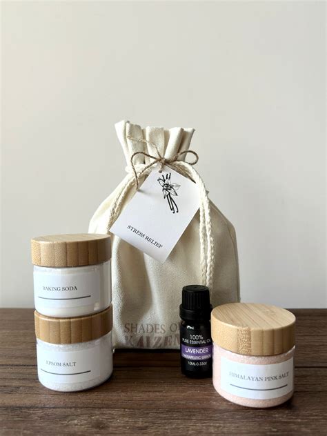 TRAVEL BATH KIT - STRESS RELIEF – Shades Of Kaizen