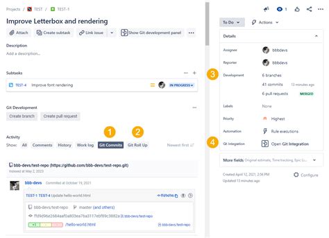 Jira Issue Page Git Integration For Jira Cloud