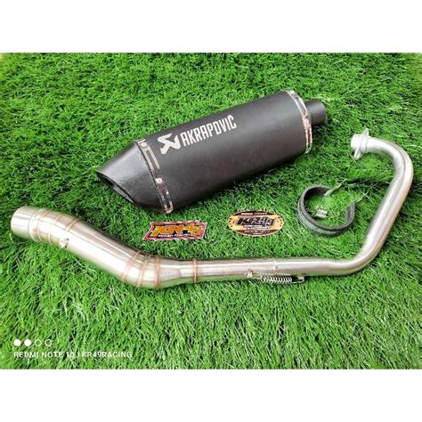 Jual Knalpot Racing Akrapovic Doff Bass Adem Vixion R Cbr Byson Gsx