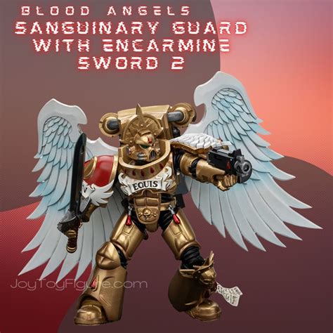 Joytoy Wh40k Blood Angels Sanguinary Guard With Encarmine Sword 2