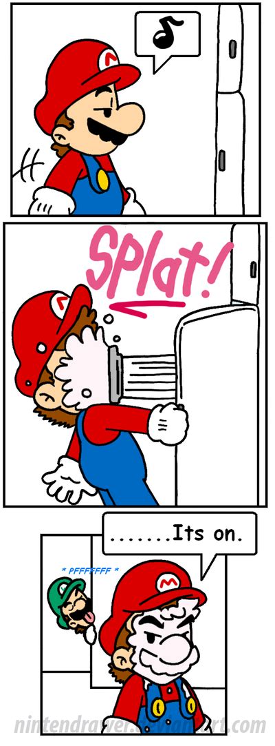 A Comic Strip With An Image Of Mario And Luigi On The Same Page Which Is Not