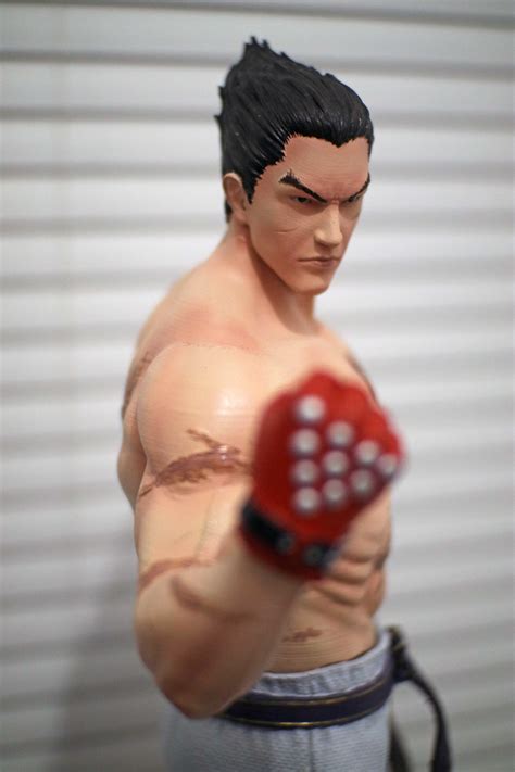 Kazuya Mishima Tekken Fan Art Statue D Printable D Model D Printable