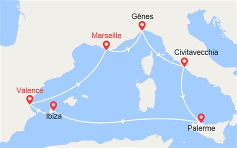 Croisi Re Italie Sicile Ibiza Espagne Avec Msc Croisi Res Jours